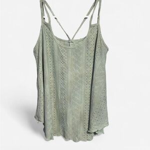 SHEIN cross-strapped tank top